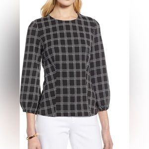 Halogen (Nordstrom) window pane top.  Size XL.   Excellent condition.